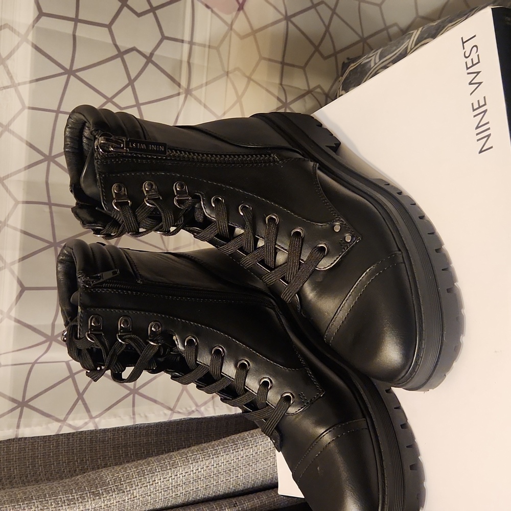 Nine West Combat Boots